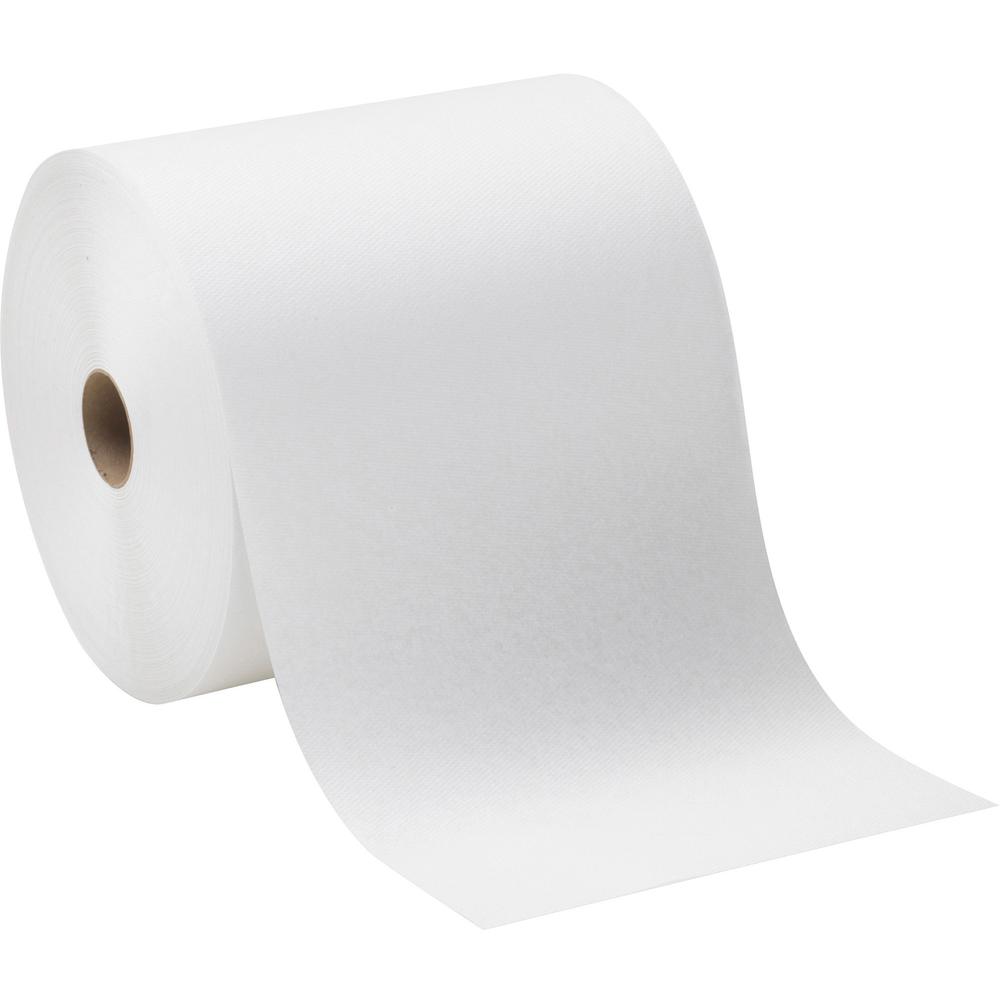 Pacific Blue Select Recycled Paper Towel Roll - 7.88" x 1000 ft - 1000 Sheets - 1.62" Core - White - Paper - 6 / Carton. Picture 1