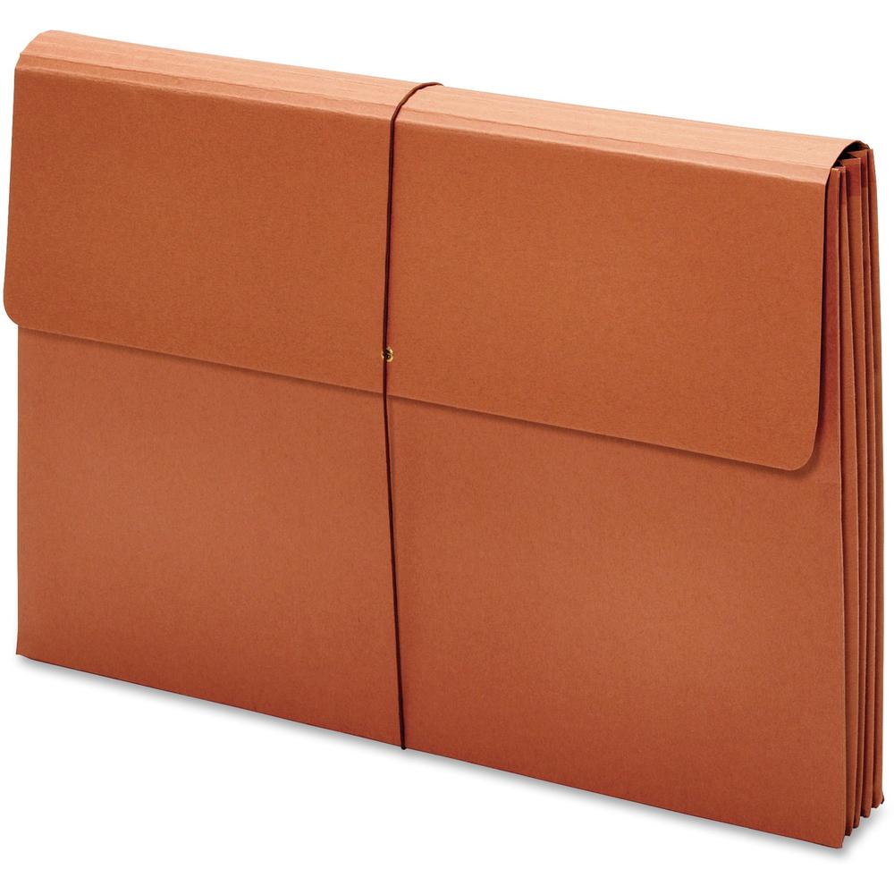Pendaflex Tabloid Recycled File Wallet - 11" x 17" - 875 Sheet Capacity - 3 1/2" Expansion - Brown - 10% Recycled - 1 Each. Picture 1