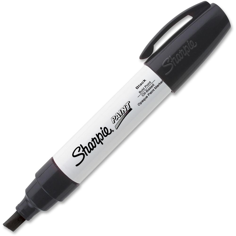 Sharpie Oil-Based Paint Marker - Bold Point - Bold Marker Point - Black Oil Based Ink - 1 Each. Picture 1