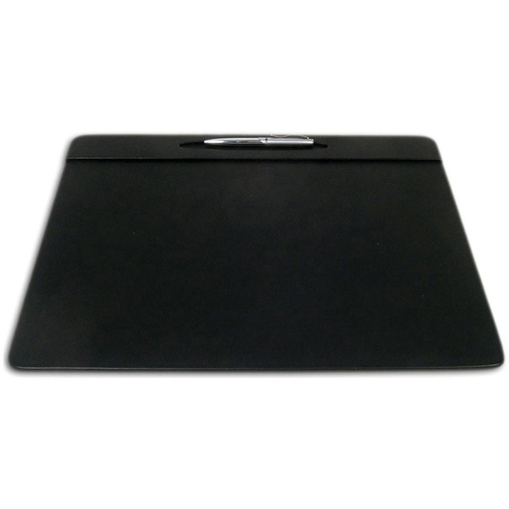 Dacasso 17 x 14 Conference Pad - Black Leatherette - Rectangle - 17" Width x 14" Depth - Felt - Leatherette - Black. Picture 1
