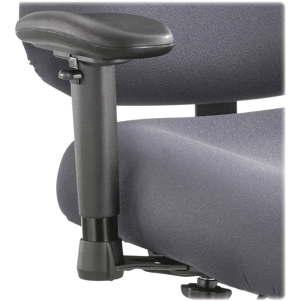 Safco Optimus Big and Tall Chair Arm Kit - Black - Nylon - 2 / Pair. The main picture.