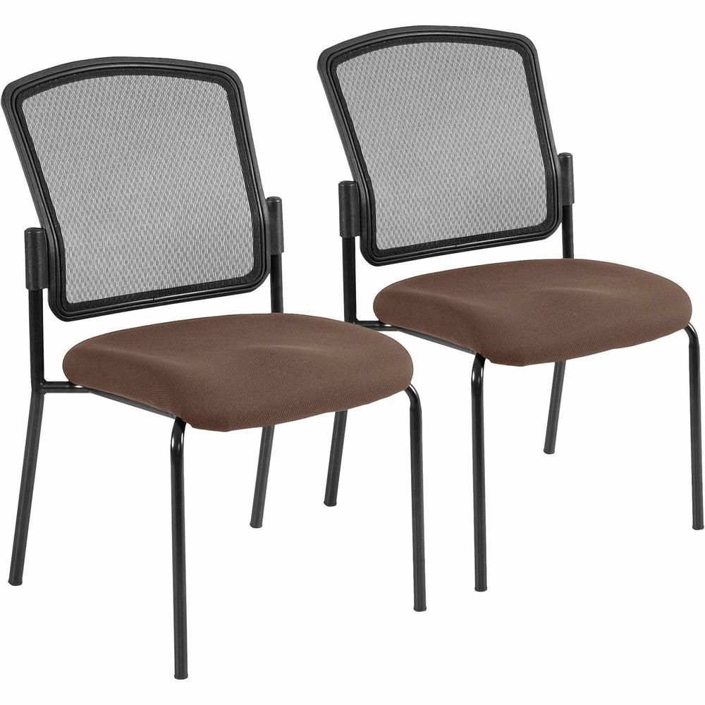 Eurotech Dakota 2 7014 Guest Chair - Plum Fabric Seat - Steel Frame - Four-legged Base - 1 Each. Picture 1