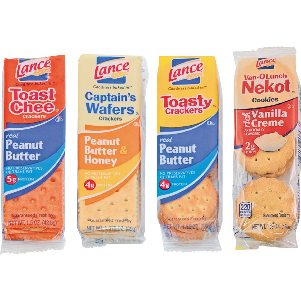 Lance Cracker Sandwich Variety Pack - Assorted - 1 Serving Pack - 24 / Box. Picture 1