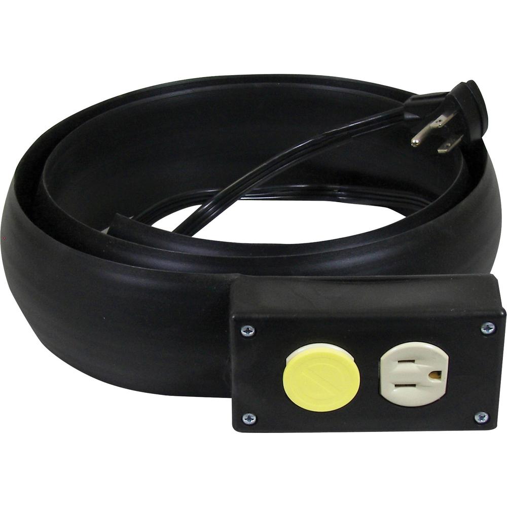C-Line Lay-Flat Power Extension and Cord Cover - 10 Ft. Length, 1/PK, 79101. The main picture.