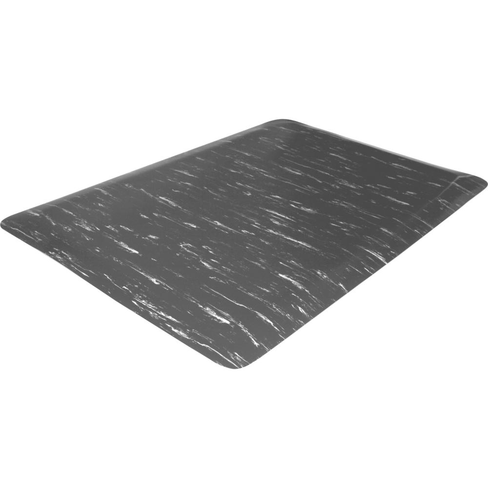 Genuine Joe Marble Top Anti-fatigue Mats - Office, Industry, Airport, Bank, Copier, Teller Station, Service Counter, Assembly Line - 24" Width x 36" Depth x 0.500" Thickness - High Density Foam (HDF) . Picture 1