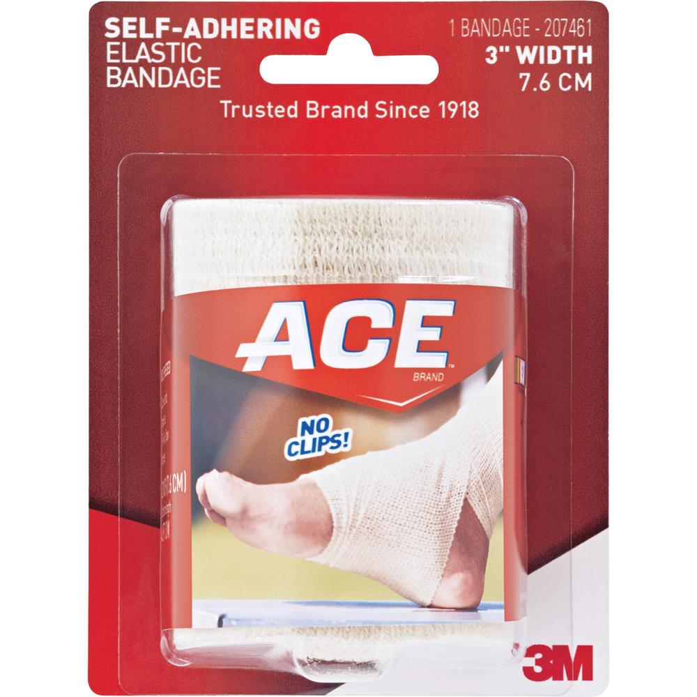 Ace Self-adhering Elastic Bandage - 3" - 1Each - Tan. The main picture.
