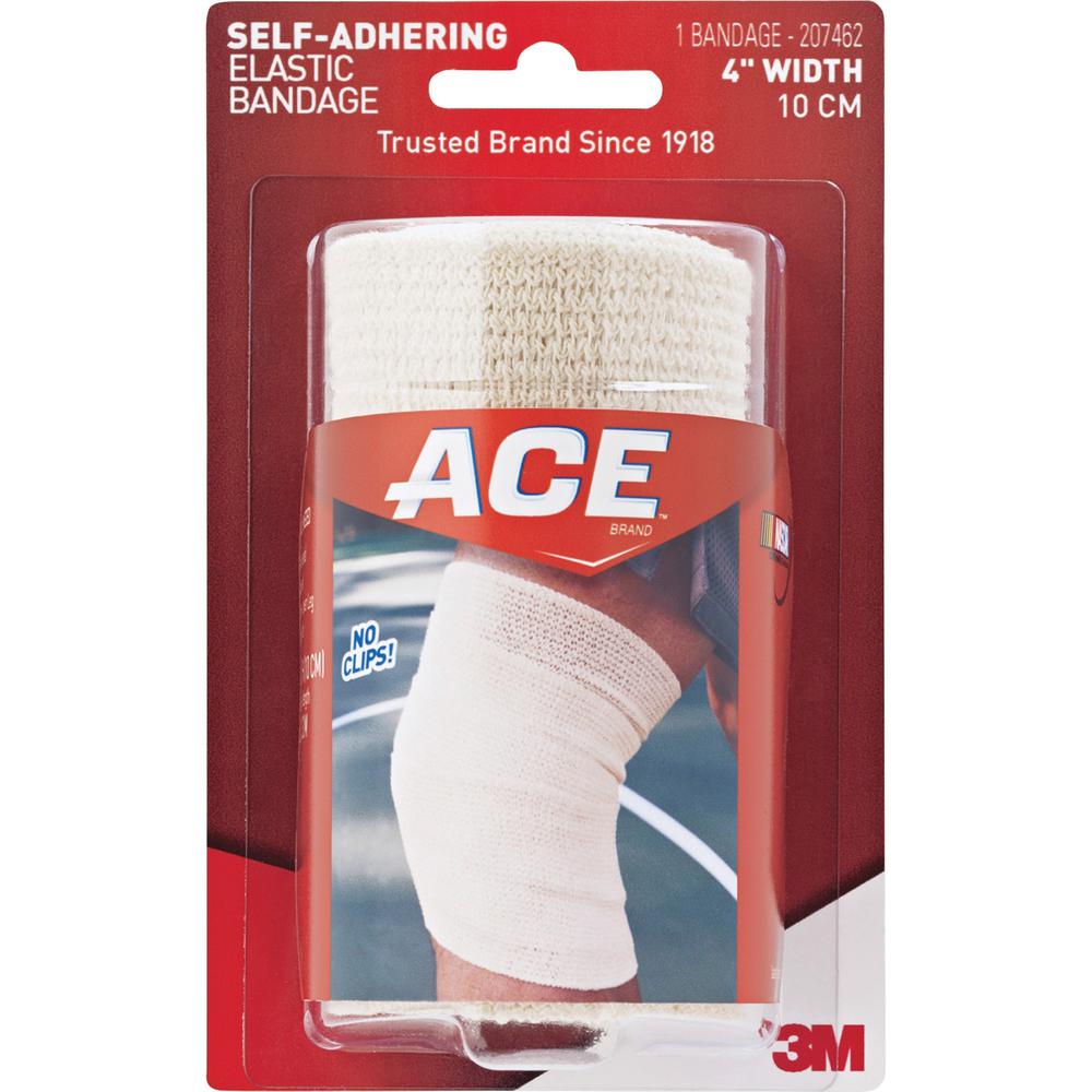 Ace Self-adhering Elastic Bandage - 4" - 1Each - Tan. Picture 1