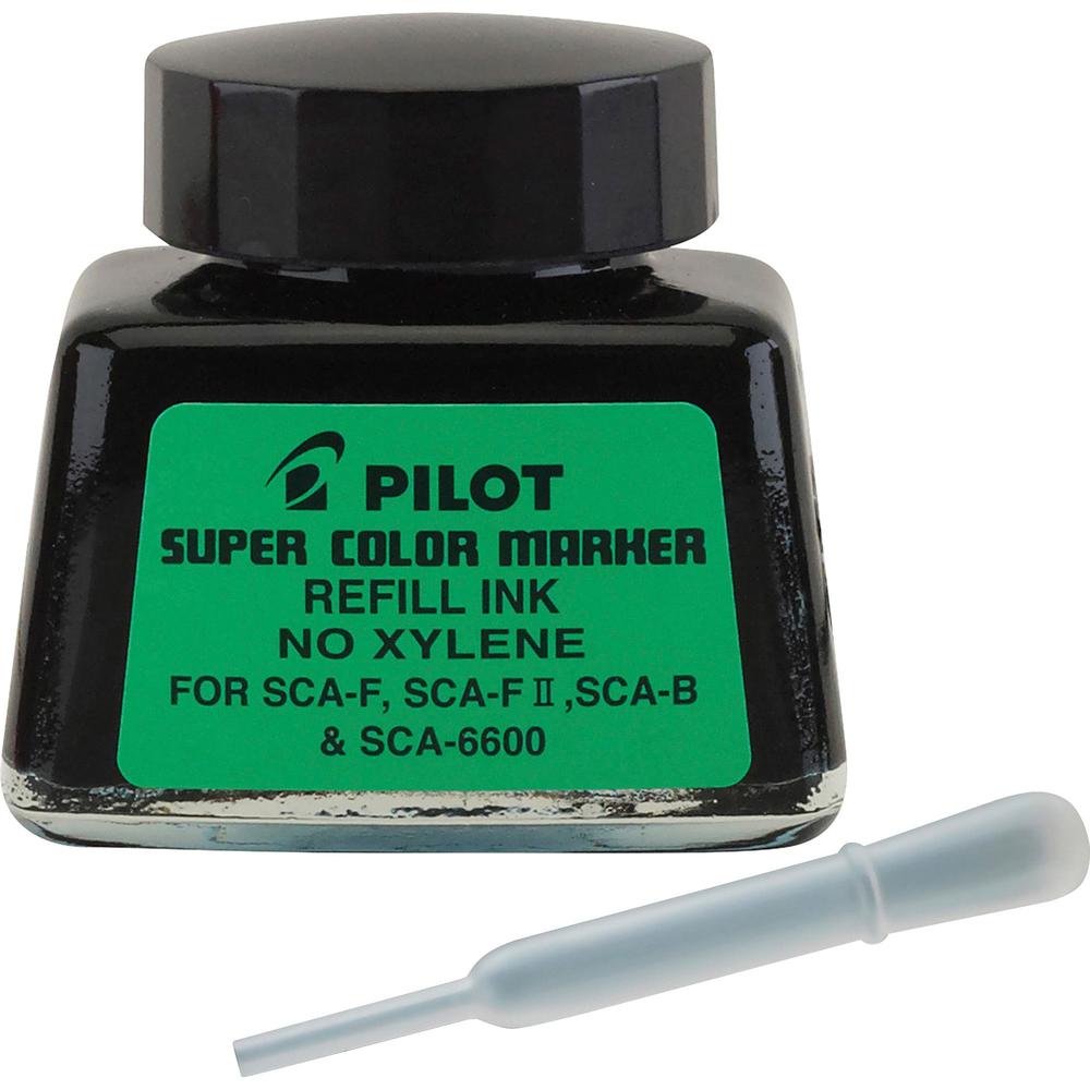 Pilot Super Color Marker Refill Ink - Black 1 fl oz Ink - Quick-drying Ink, Water Proof, Low Odor, Xylene-free, Eco-friendly - 1 Each. The main picture.