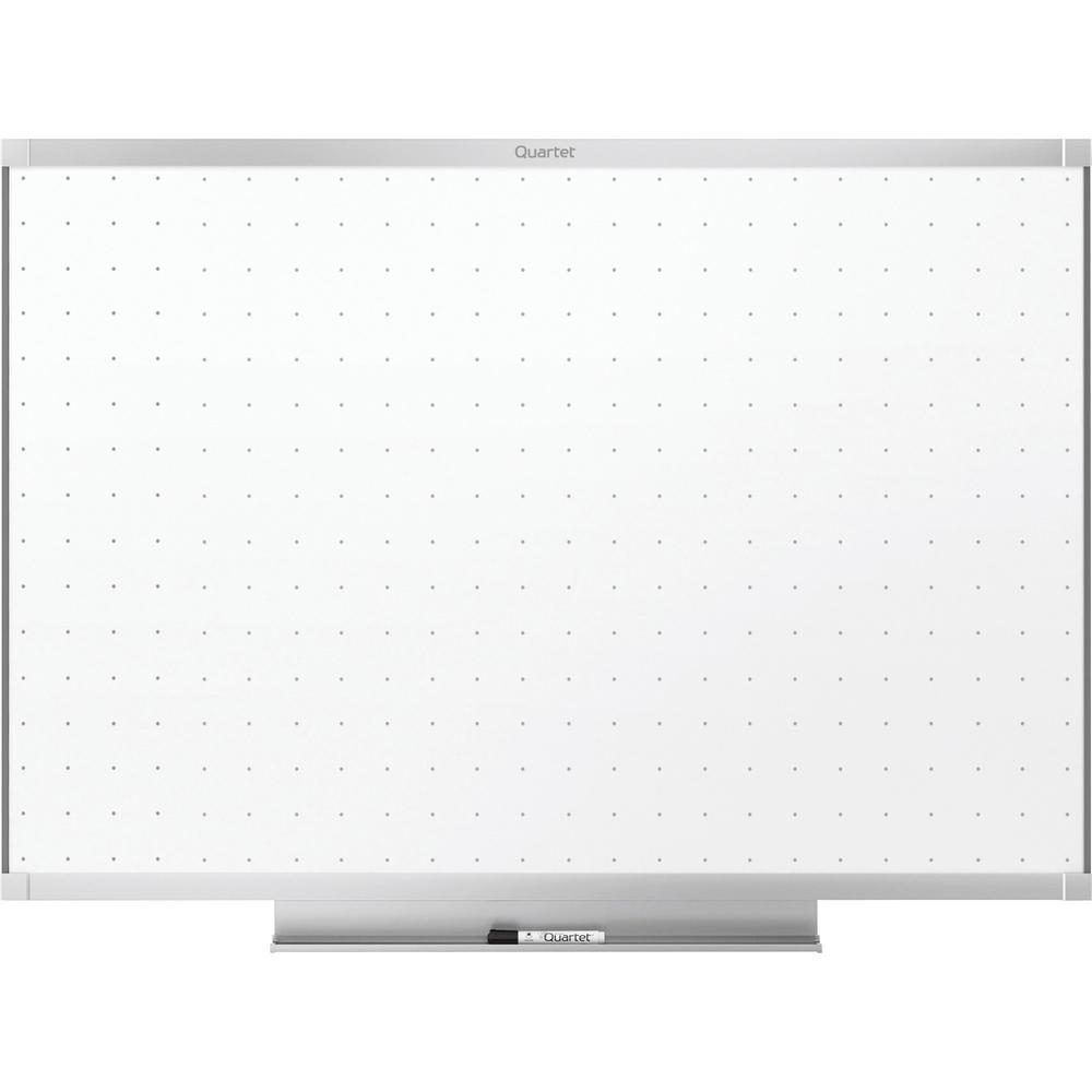 Quartet Prestige 2 Dry-Erase Board - 48" (4 ft) Width x 36" (3 ft) Height - White Surface - Silver Aluminum Frame - Horizontal - 1 Each. Picture 1