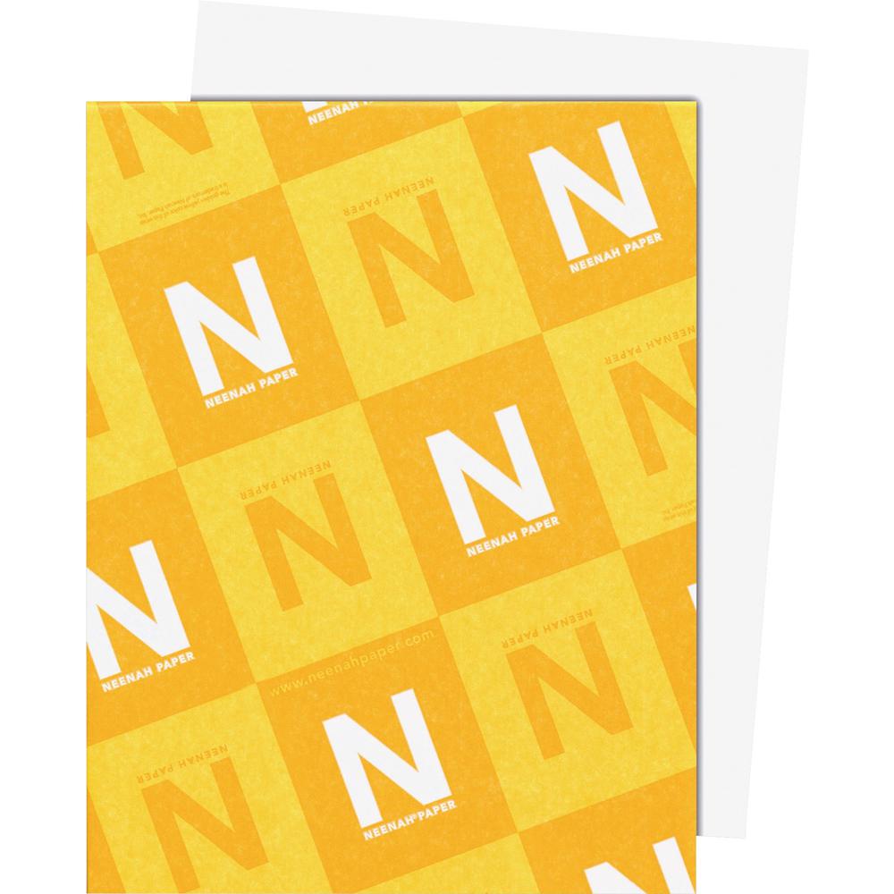 Neenah Capitol Bond Paper - White - 91 Brightness - Letter - 8 1/2" x 11" - 24 lb Basis Weight - Cockle - 500 / Ream - Watermarked - Bright White. Picture 1