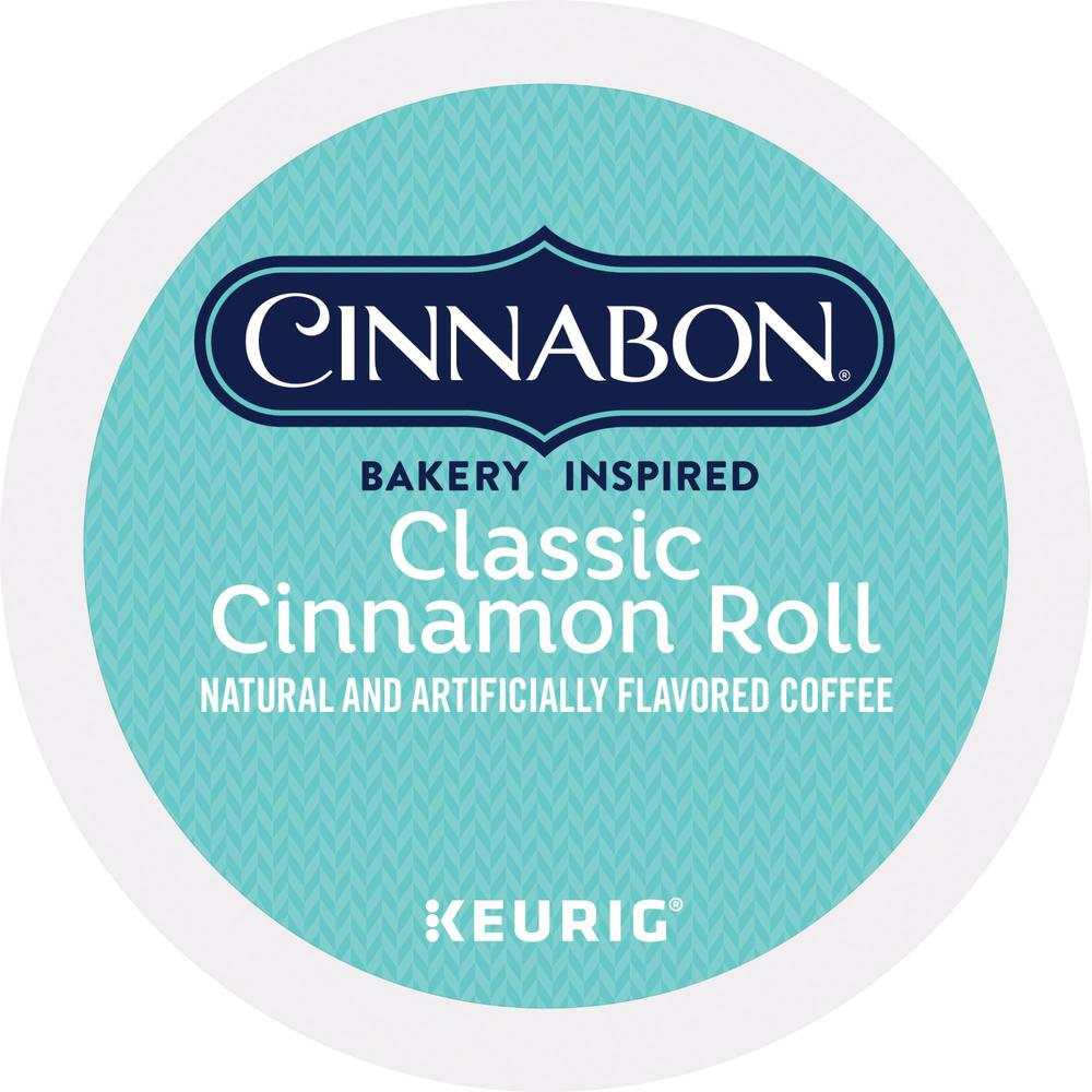 Cinnabon&reg; K-Cup Classic Cinnamon Roll - Compatible with Keurig Brewer - Light - 24 / Box. Picture 1