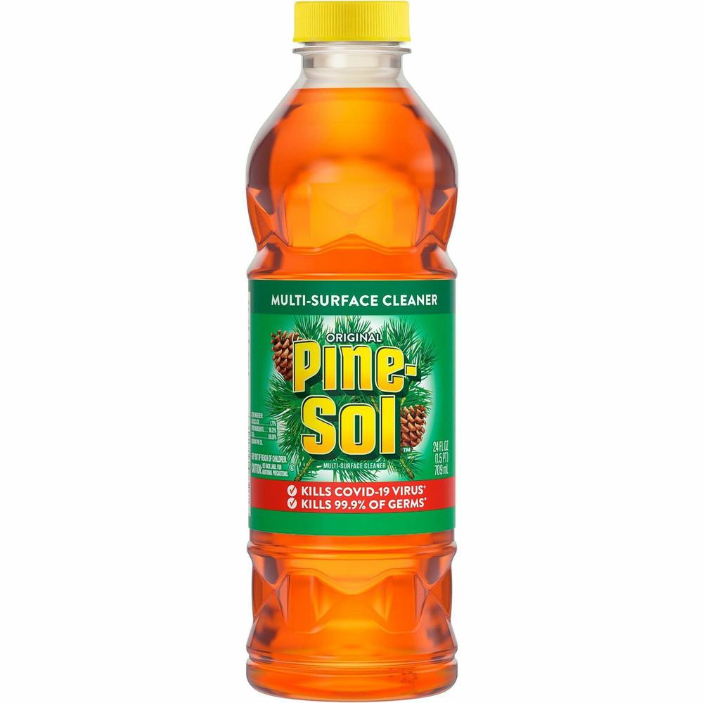 Pine-Sol All Purpose Multi-Surface Cleaner - Liquid - 24 fl oz (0.8 quart) - Original ScentBottle - 1 Each - Amber. The main picture.