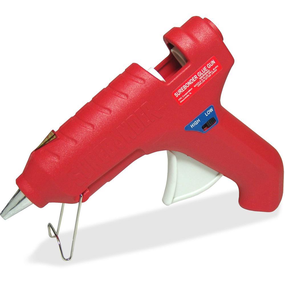 FPC 40W Dual-temp Glue Gun - 380&deg;F (193.3&deg;C) - Red. Picture 1