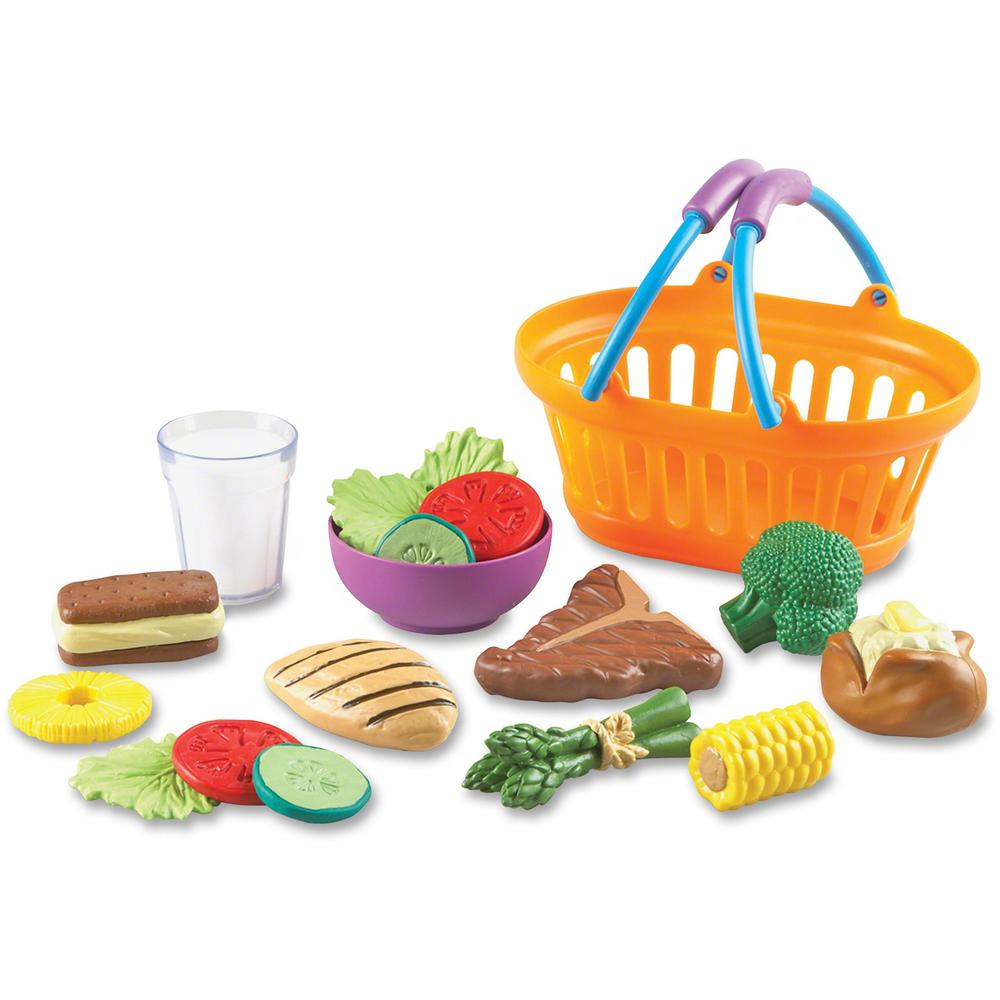 New Sprouts - Play Dinner Basket - 1 / Set - 2 Year - Multi - Plastic. Picture 1