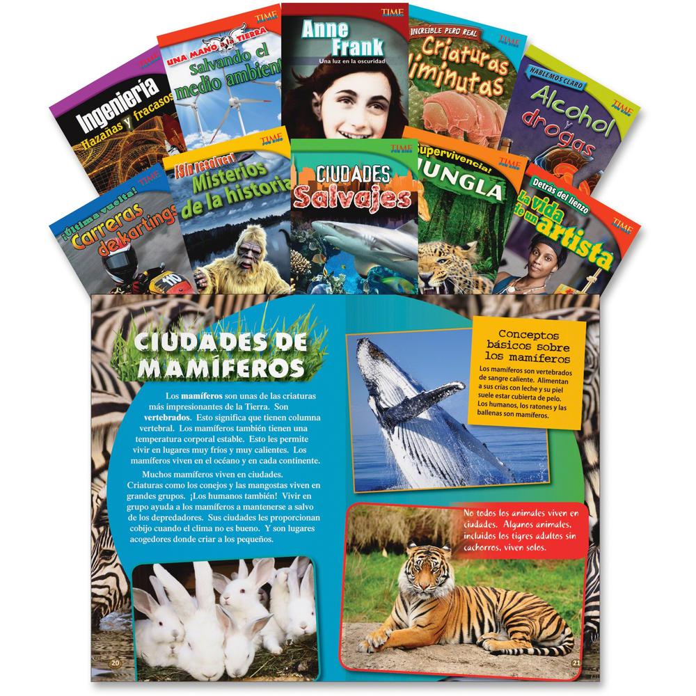 Shell Education TFK 4th-Grade Spanish 10-Book Set 3 Printed Book - Book - Grade 4 - Spanish. Picture 1