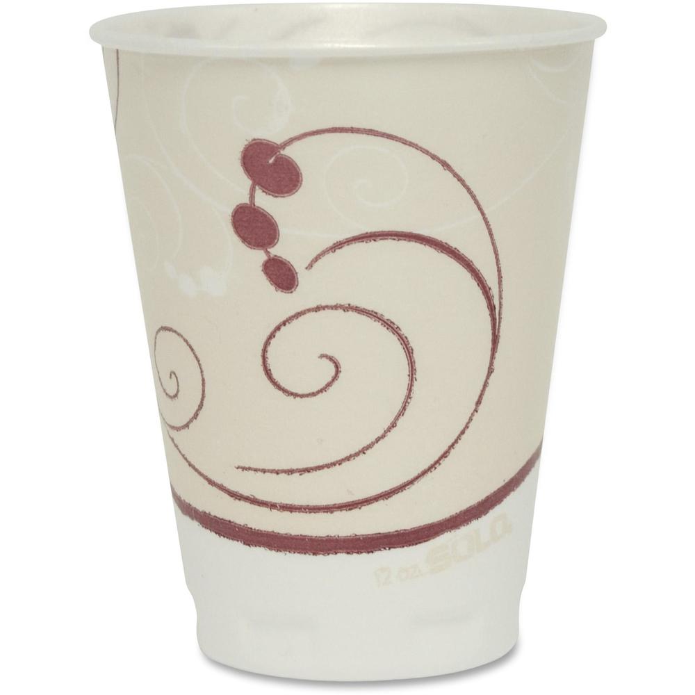 Solo Cup Thin-wall Foam Cups - 12 fl oz - 300 / Carton - White - Foam - Hot Drink, Cold Drink, Breakroom. Picture 1