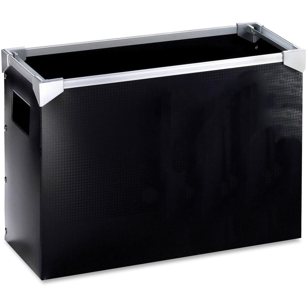 Pendaflex Poly Desktop File - Media Size Supported: Letter 8.50" x 11" - Poly - Black - 1 Each. Picture 1