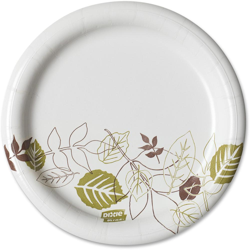 Dixie Ultra&reg; Pathways 6" Heavyweight Paper Plates by GP Pro - 250 / Pack - Microwave Safe - 6" Diameter - 4 / Carton. Picture 1