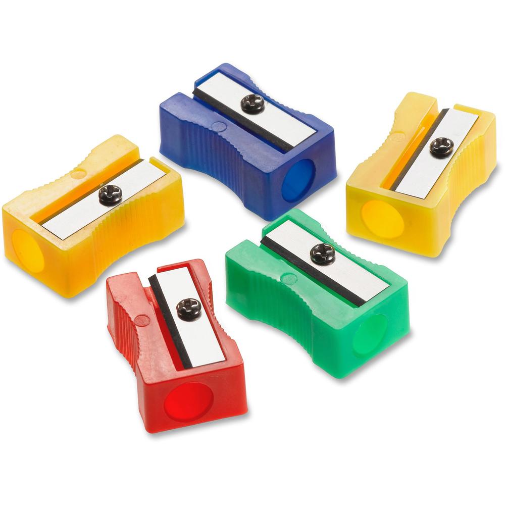 Acme United Plastic Manual Pencil Sharpener - 1 Hole(s) - Plastic - Assorted - 24 / Pack. The main picture.