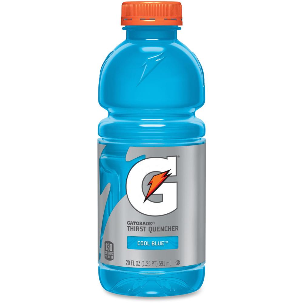 Gatorade Cool Blue Thirst Quencher - 20 fl oz (591 mL) - Bottle - 24 / Carton. Picture 1