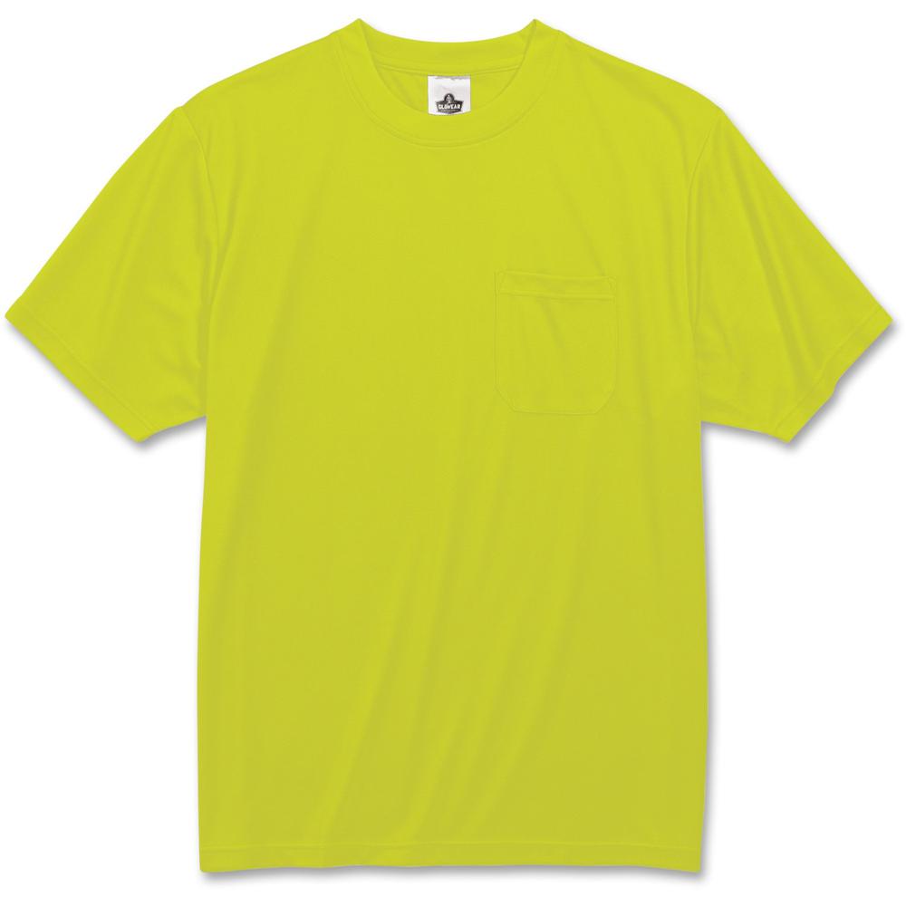 GloWear Non-certified Lime T-Shirt - Extra Large (XL) Size. Picture 1
