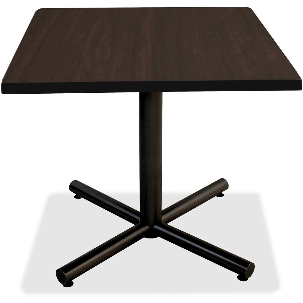 Lorell Hospitality Collection Tabletop - Square Top - 36" Table Top Length x 36" Table Top Width x 1" Table Top ThicknessAssembly Required - Espresso, High Pressure Laminate (HPL) - Particleboard - 1 . Picture 1