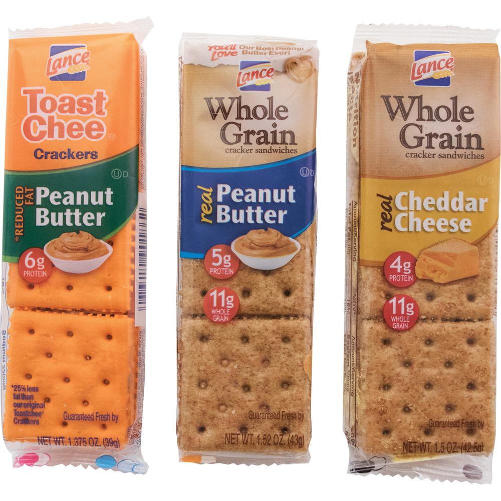 Lance Cracker Sandwiches Variety Pack Low Fat Peanut Butter