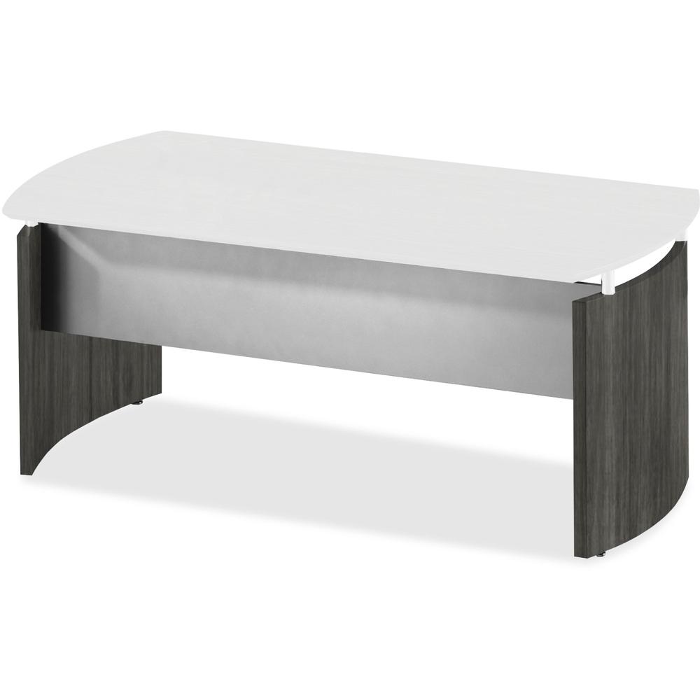 Mayline Desk Base - 1" x 29.7" x 1" x 26" - Beveled Edge - Finish: Gray Steel Laminate - Water Resistant, Stain Resistant, Abrasion Resistant, Durable, Modesty Panel, Leveling Glide. Picture 1