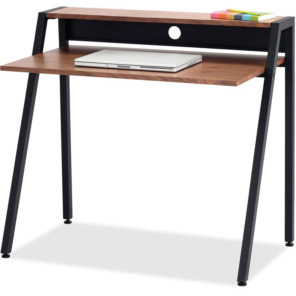 Safco Writing Desk - Rectangle Top - 37.75" Table Top Width x 22.75" Table Top Depth - 34.25" Height - Assembly Required - Natural. Picture 2