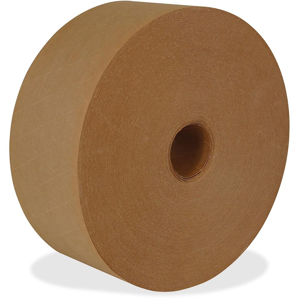 ipg Medium Duty Water-activated Tape - 200 yd Length x 3" Width - Weather Resistant - For Sealing, Packing - 10 / Carton - Natural. Picture 1