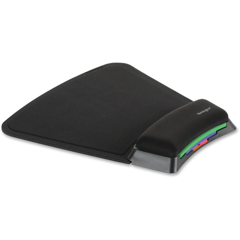 Kensington SmartFit Mouse Pad - 10.38" x 10.25" Dimension - Black - Gel, Fabric - 1 Pack. Picture 1