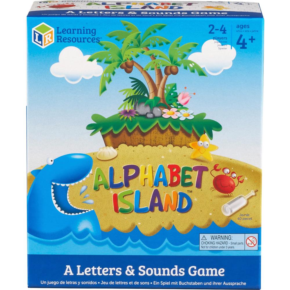 Learning Resources Alphabet Island Letter/Sounds Game - Educational - 2 to 4 Players - 1 Each. Picture 1