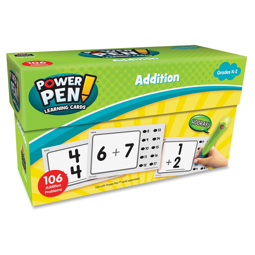 Teacher Created Resources Power Pen Addition Cards - Theme/Subject: Learning - Skill Learning: Addition - 53 Pieces - 53 / Each. Picture 1