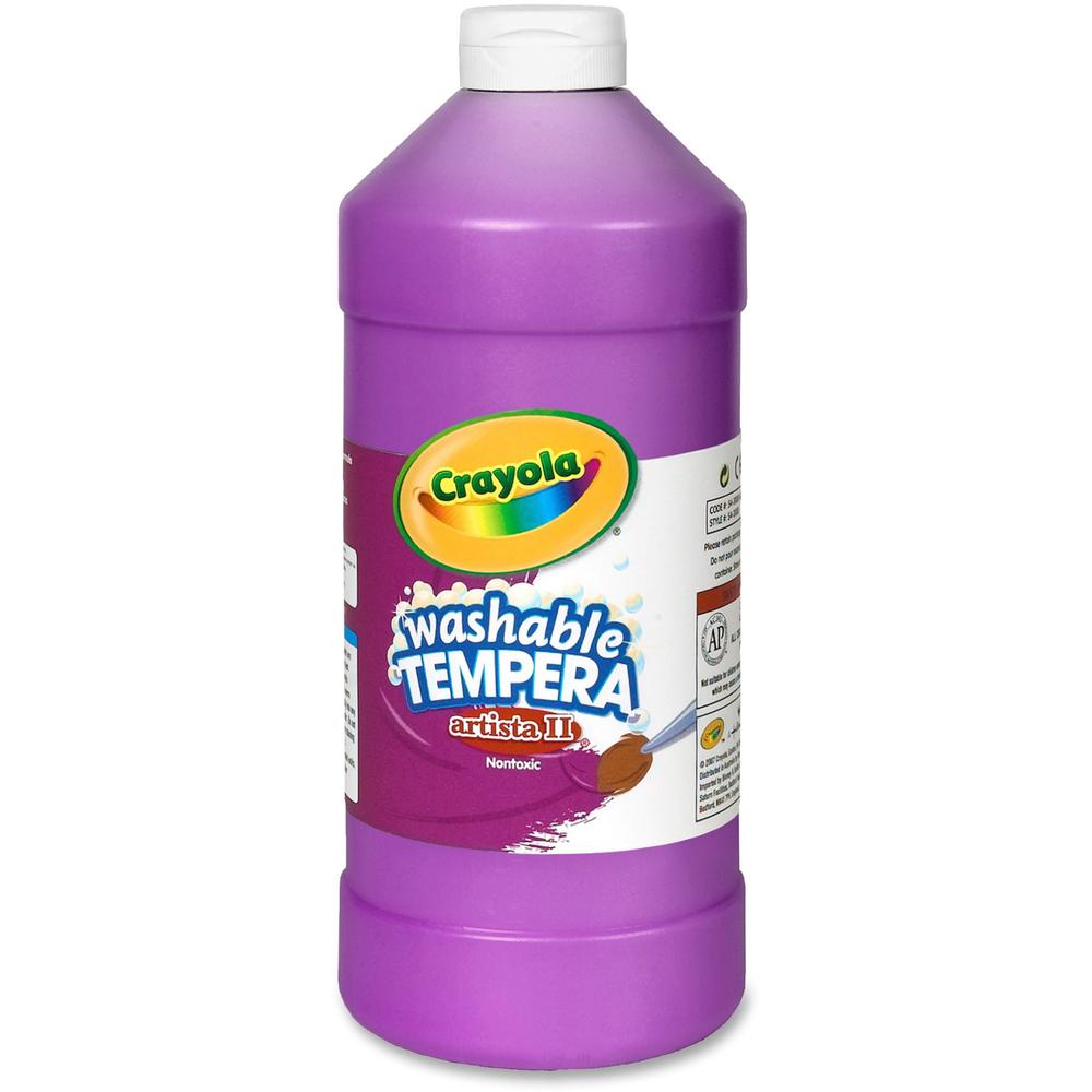 Crayola Washable Tempera Paint - 1 quart - 1 Each - Violet. Picture 1