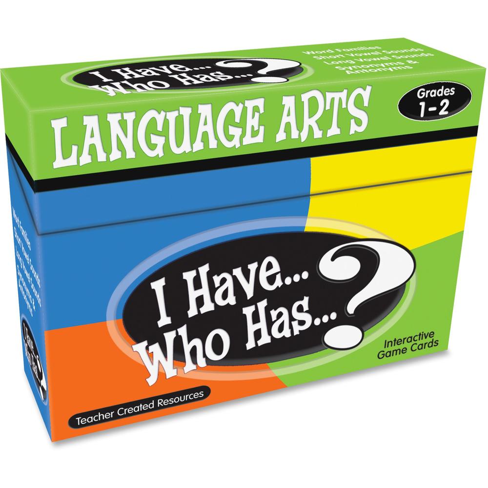 Teacher Created Resources Grade 1-2 I Have Language Arts Game - Educational - 1 Each. Picture 1