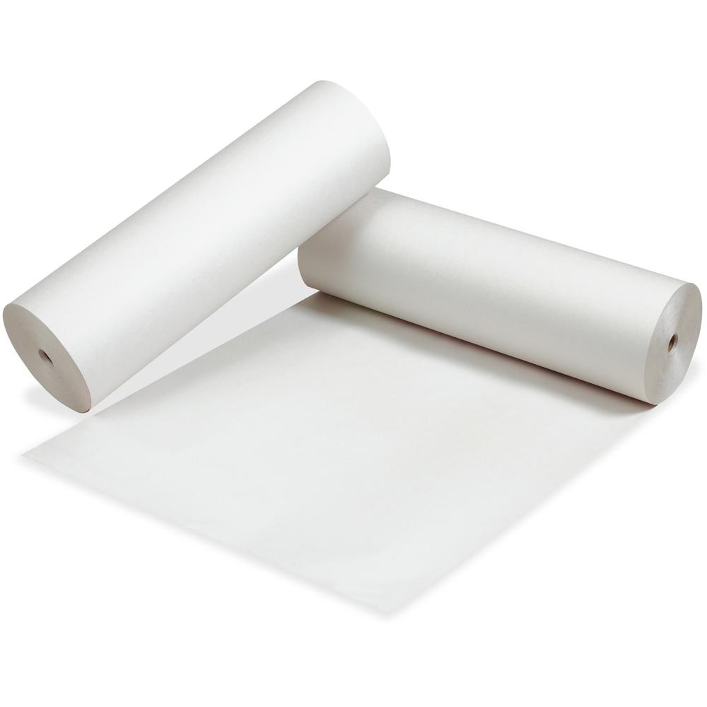 Pacon Newsprint Paper Roll - Art - 7.50"Height x 24"Width x 1000 ftLength - 1 / Roll - White - Paper. Picture 1