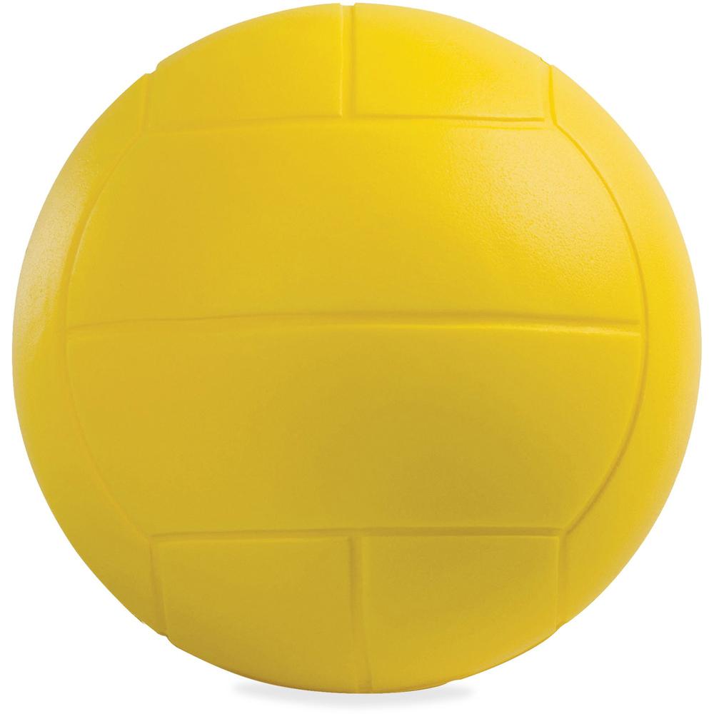 Champion Sports Coated High Density Foam Volleyball - 7.50" - High Density Foam (HDF) - Yellow - 1  Each. The main picture.