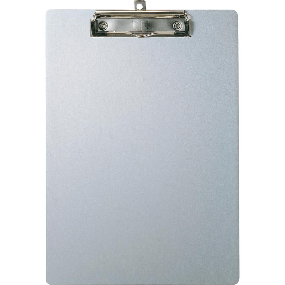 Officemate Aluminum Clipboard - 8 1/2" x 11" - Aluminum - Silver - 1 Each. Picture 1