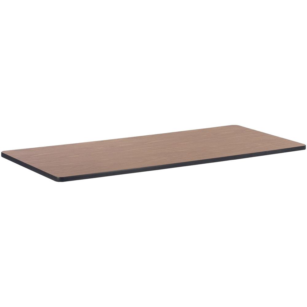 Lorell Classroom Activity Tabletop - High Pressure Laminate (HPL) Rectangle, Medium Oak Top - 30" Table Top Width x 72" Table Top Depth x 1.13" Table Top Thickness - Assembly Required - 1 Each. Picture 1
