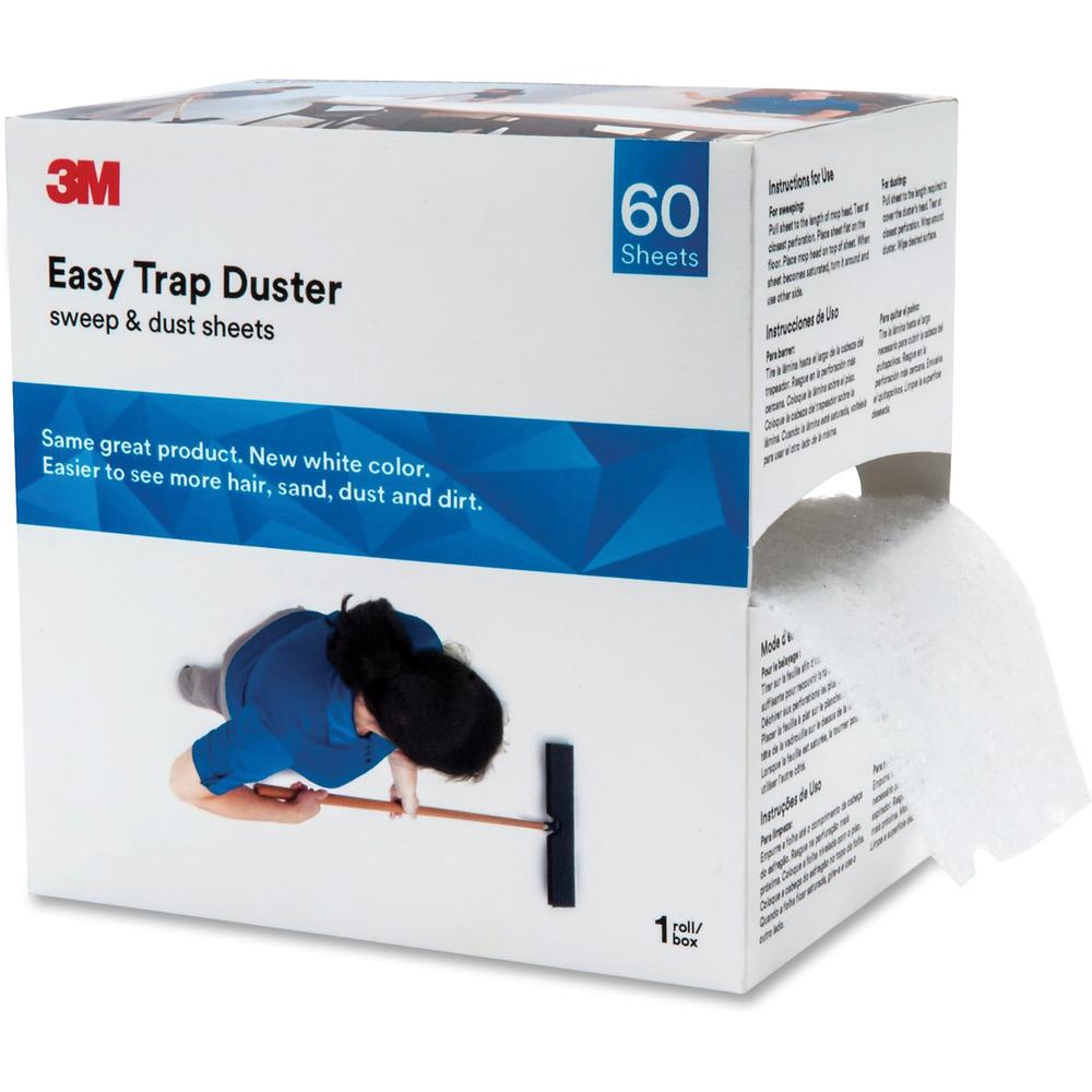 3M Easy Trap Duster System - 6" Width - Fiber - White - 480 / Carton. Picture 1