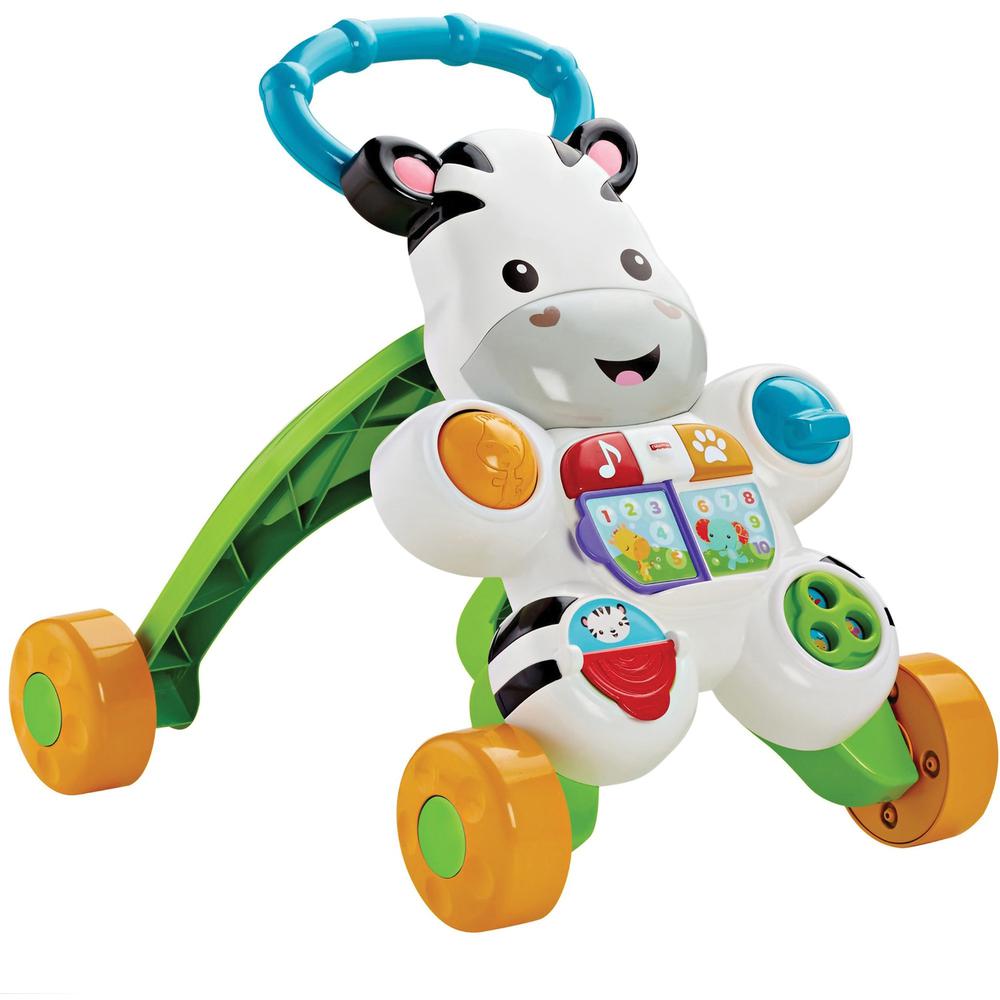 Fisher-Price Learn with Me Zebra Walker - Two Ways to Play - Teaches ABC's - 123's and More. Picture 1