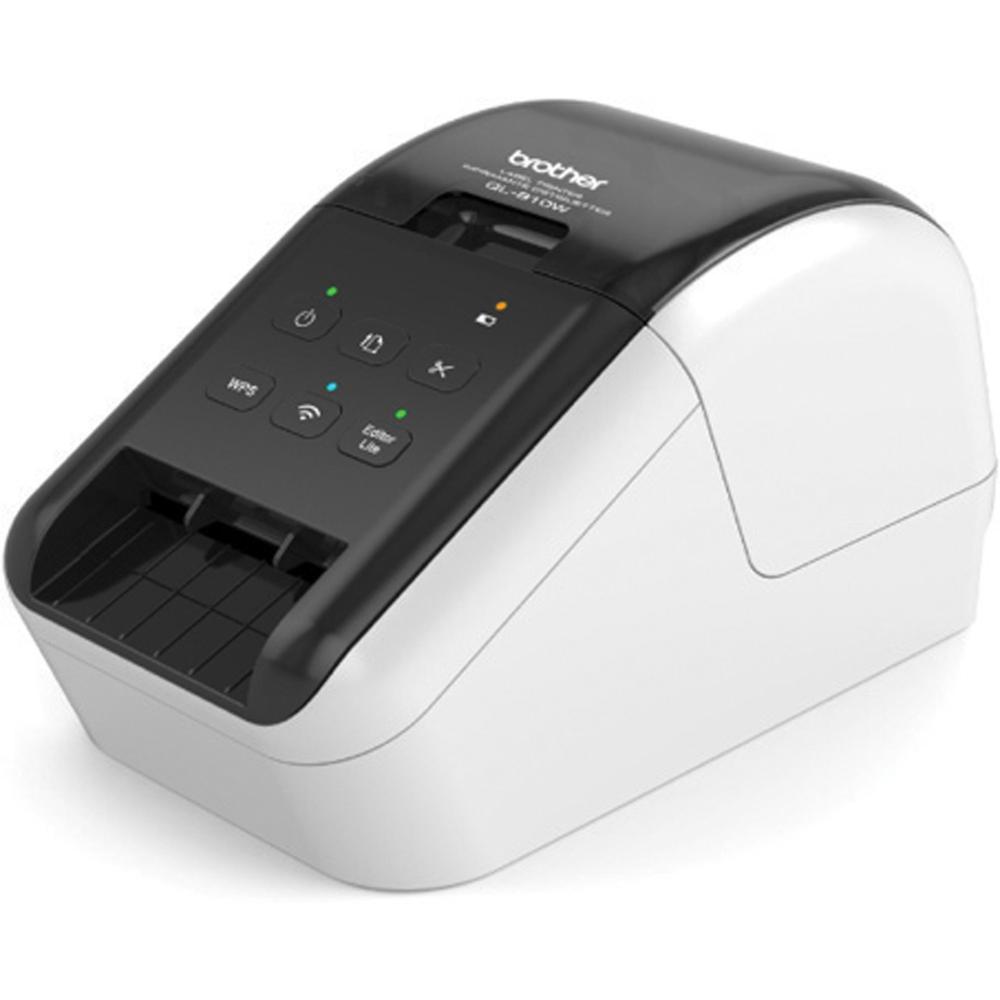 Brother QL-810W Wireless Label Printer - Direct Thermal - Monochrome - Prints amazing Black/Red labels using DK-2251. Print labels wirelessly using AirPrint or Brother iPrint&Label app. Ultra-fast, pr. Picture 1