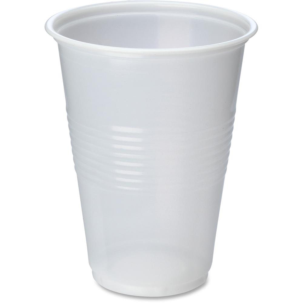 Genuine Joe 16 oz Transparent Beverage Cups - 50 / Bag - 20 / Carton - Clear - Plastic - Beverage. Picture 1