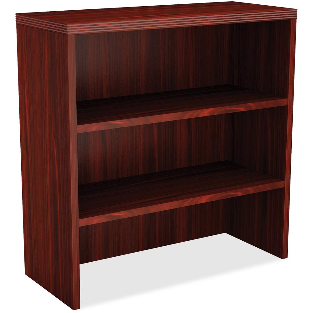 Lorell Chateau Stack-on Bookcase - 36" x 15"36.5" , 1.5" Top - 2 Shelve(s) - Reeded Edge. Picture 1