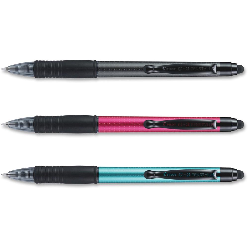 Pilot G2 Pen Stylus - 3 Pack - Assorted. Picture 1
