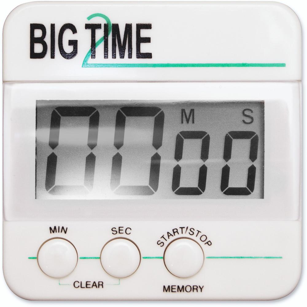 Ashley Big Time Digital Timer - Desktop - For Sports - White, Black. Picture 1