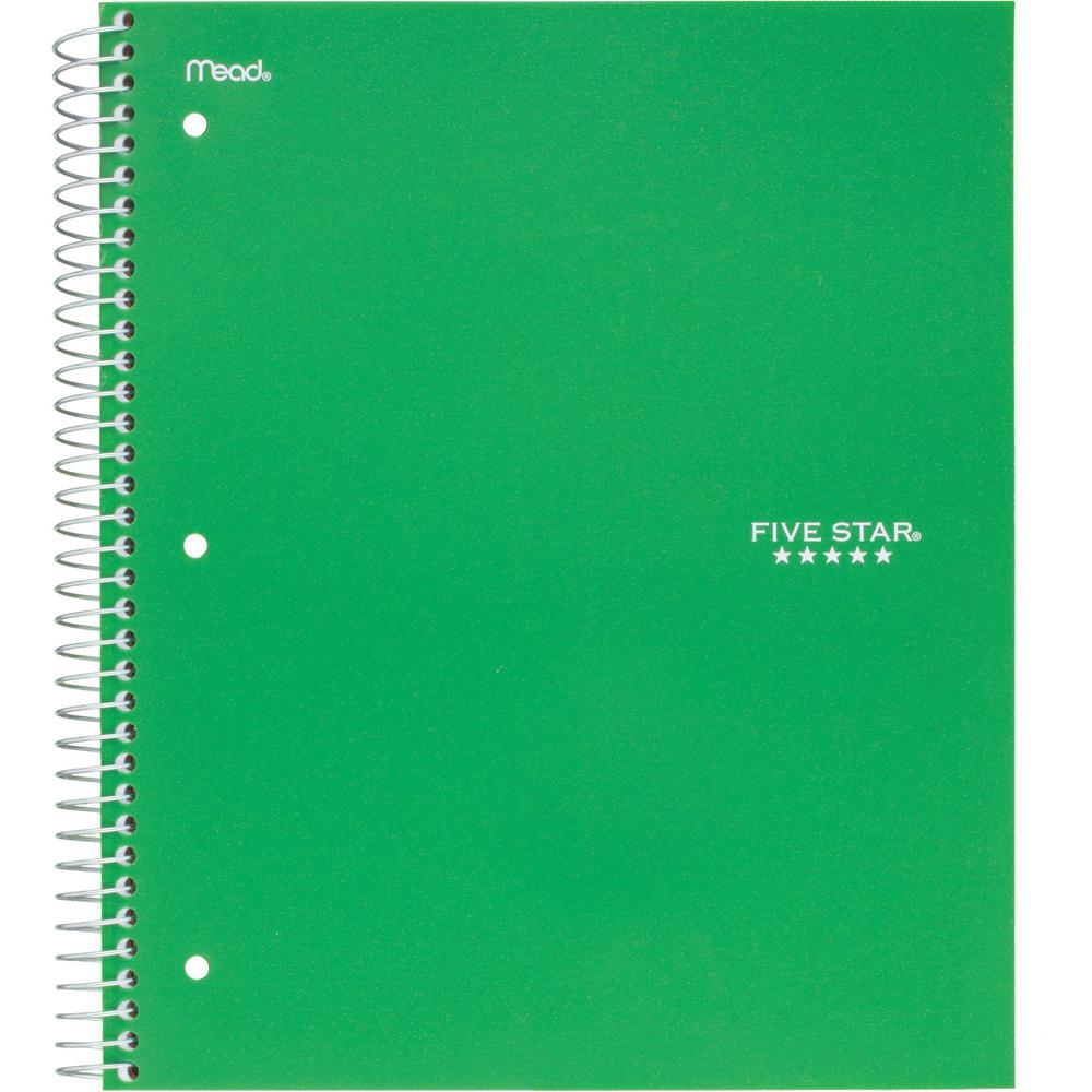 Five Star College Ruled 3 - subject Notebook - Letter - 150 Sheets - Wire Bound - College Ruled - Letter - 8 1/2" x 11" - GreenKraft Cover - 1 Each. Picture 1