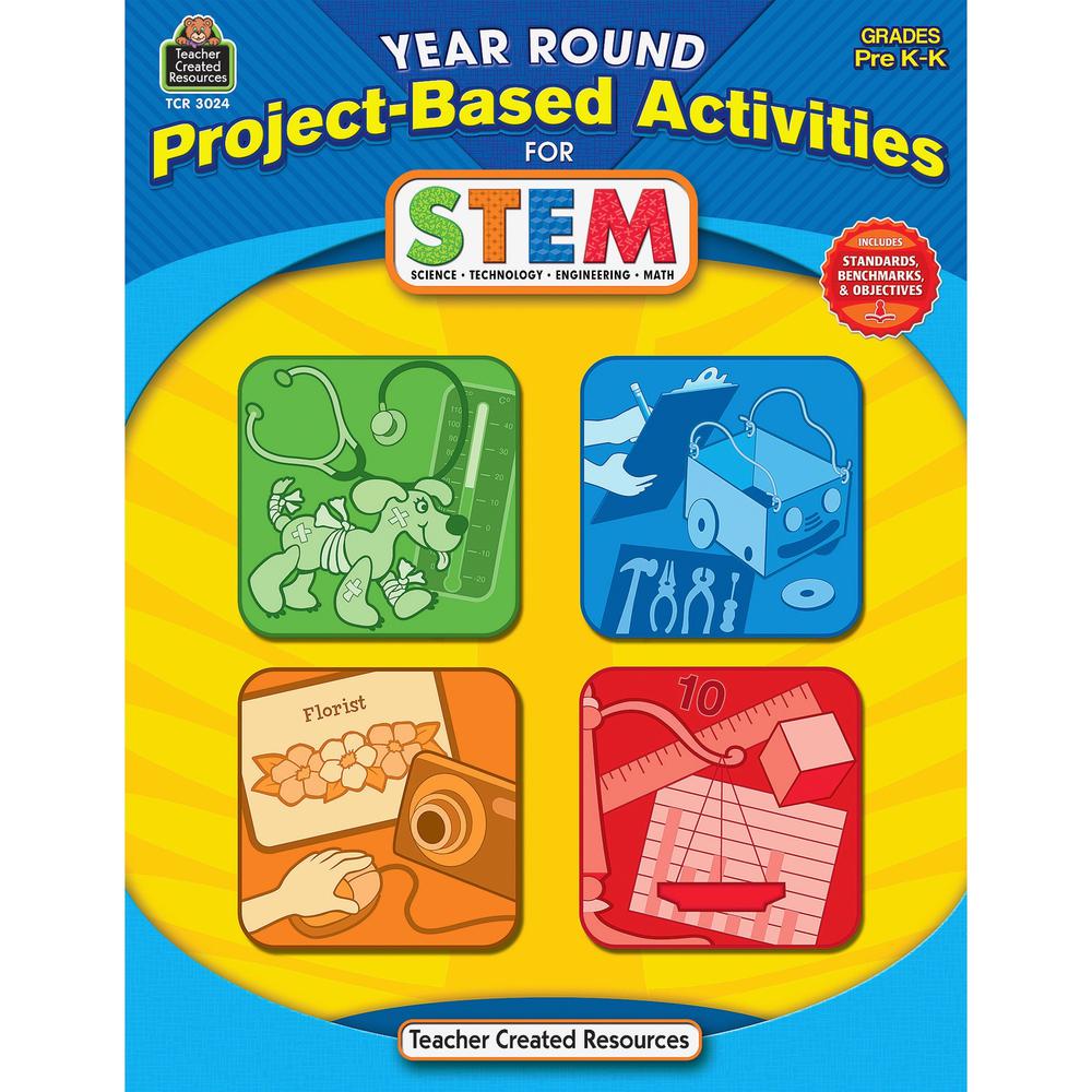 Teacher Created Resources PreK Project-based STEM Book Printed Book. Picture 1