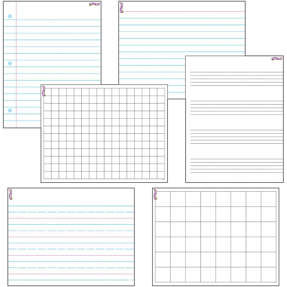 Trend Papers/Grids Wipe-Off Combo Pack. The main picture.