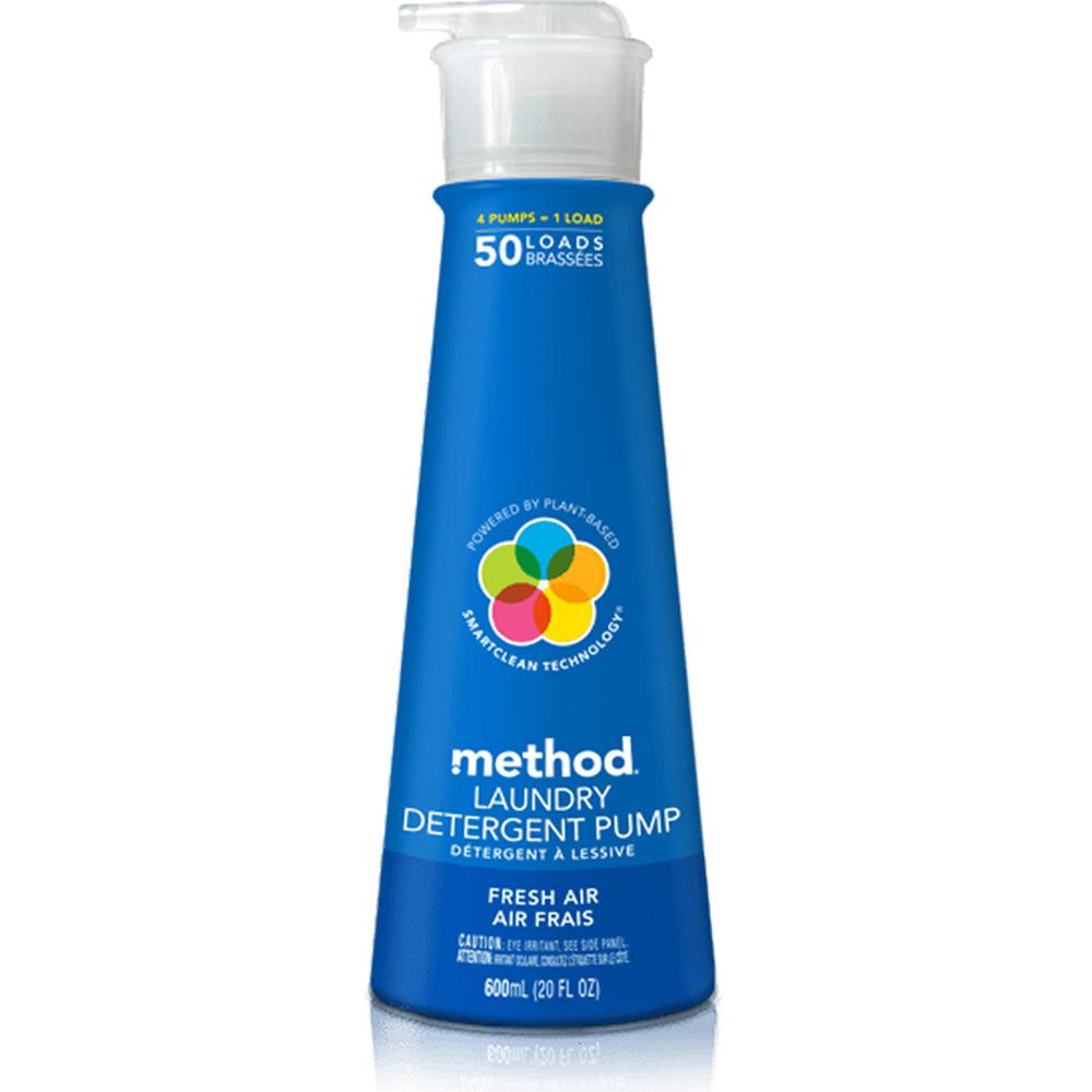 Method Fresh Air 8X Laundry Detergent - Concentrate - 12 oz (0.75 lb) - Fresh Air Scent - 1 Each - Clear. The main picture.